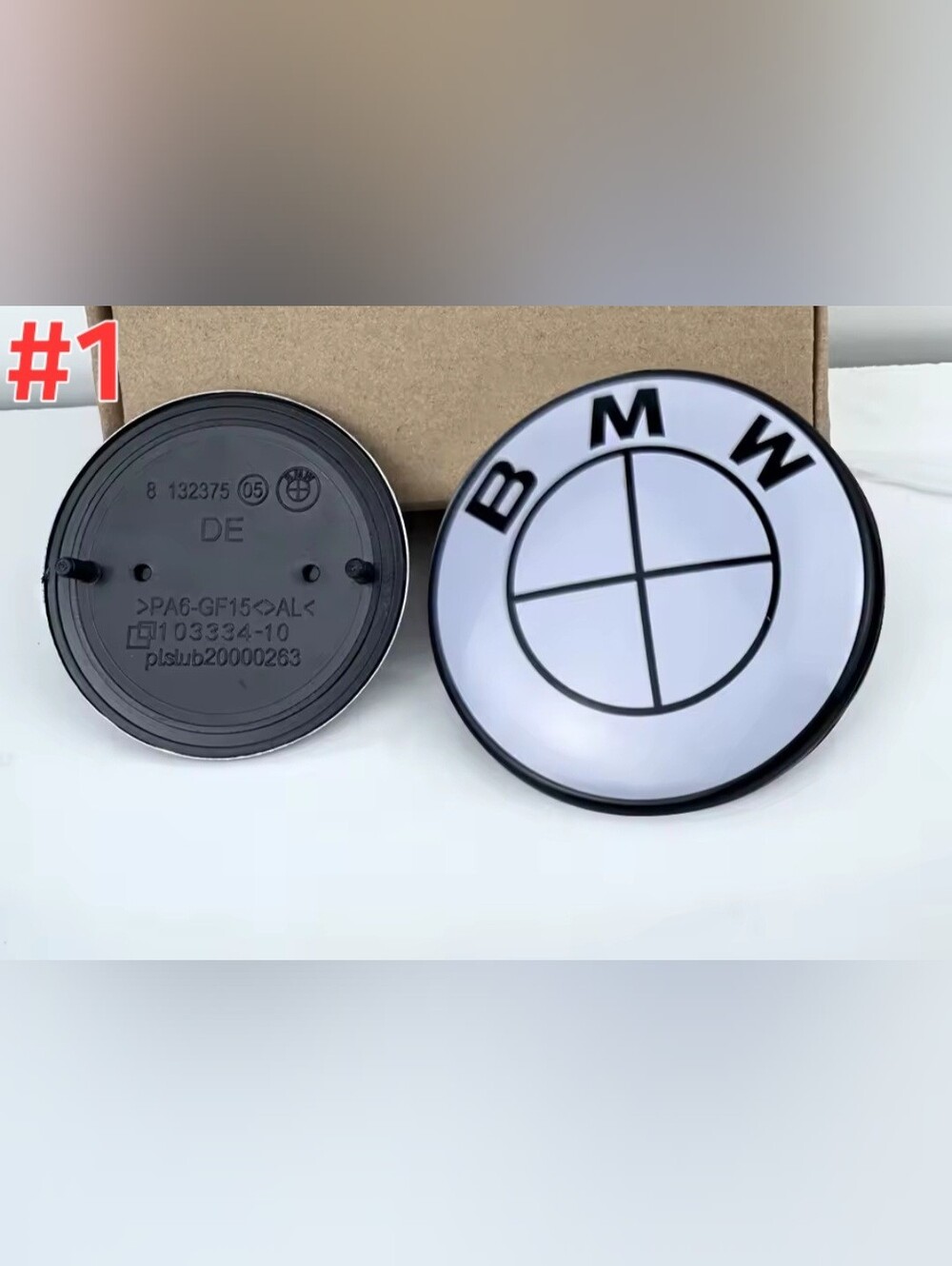 BMW 82MM Hood & 74mm Trunk Badge Set 5 Choices